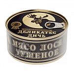 Мясо лося тушеное 325г Мясо лося тушеное 325г