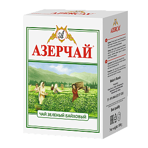 Чай Азерчай зелёный байховый 100гр Чай Азерчай зелёный байховый 100гр