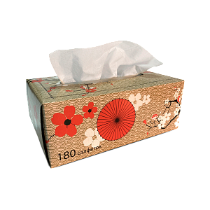 Салфетки бумажные косметические 180шт Салфетки бумажные косметические 180шт