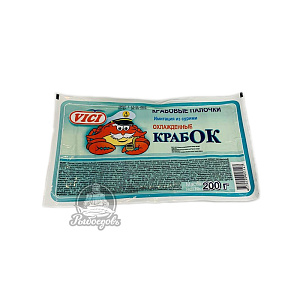 Крабовые палочки Vici охлажденные КРАБОК 200г Крабовые палочки Vici охлажденные КРАБОК 200г