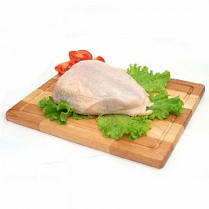 Грудка куриная с кожей на кости 15кг 1кор Грудка куриная с кожей на кости 15кг 1кор