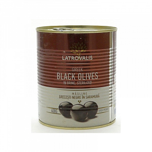 Оливки чёрные в рассоле GREEK BLACK OLIVES LATROVALIS 400гр Оливки чёрные в рассоле GREEK BLACK OLIVES LATROVALIS 400гр