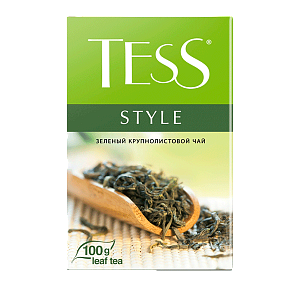 Tess зелёный крупнолистовой чай Style 100гр Tess зелёный крупнолистовой чай Style 100гр