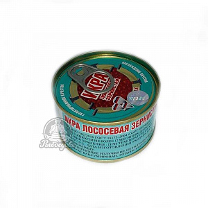 Икра зернистая горбуши в железной банке 140г Икра зернистая горбуши в железной банке 140г