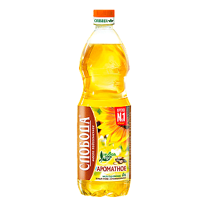 Масло подсолнечное, нерафинированное "Слобода" 1л Масло подсолнечное, нерафинированное "Слобода" 1л