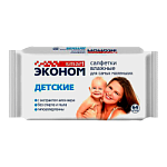 Влажные салфетки Эконом 64шт Влажные салфетки Эконом 64шт